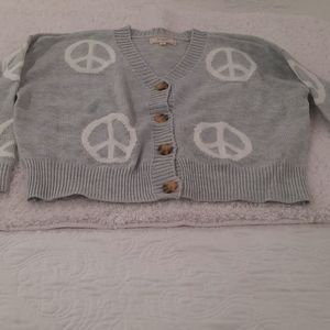 Button up Jr sweatshirt